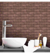 Rose Gold Peel and Stick Wall Tile | Kitchen Backsplash Tiles | Self Adhesive Tiles For Home Decor